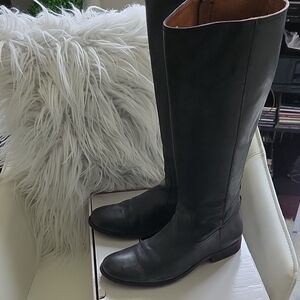 Frye Black Over the Knee Boots Sleek Design